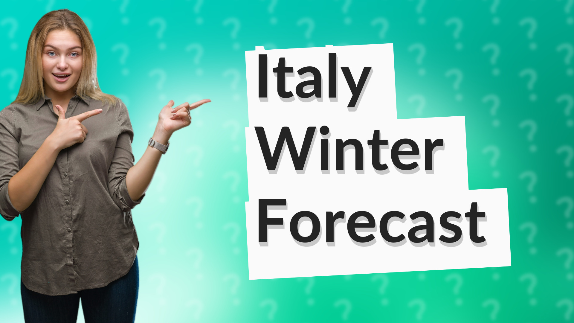 Italy Winter Forecast