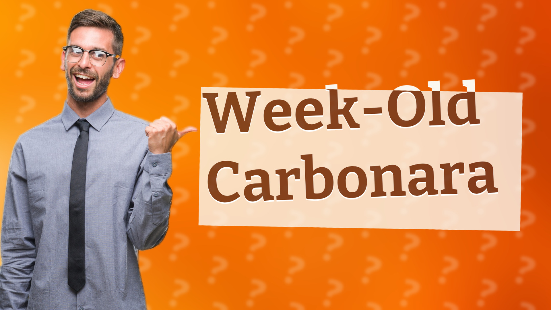 Week-Old Carbonara