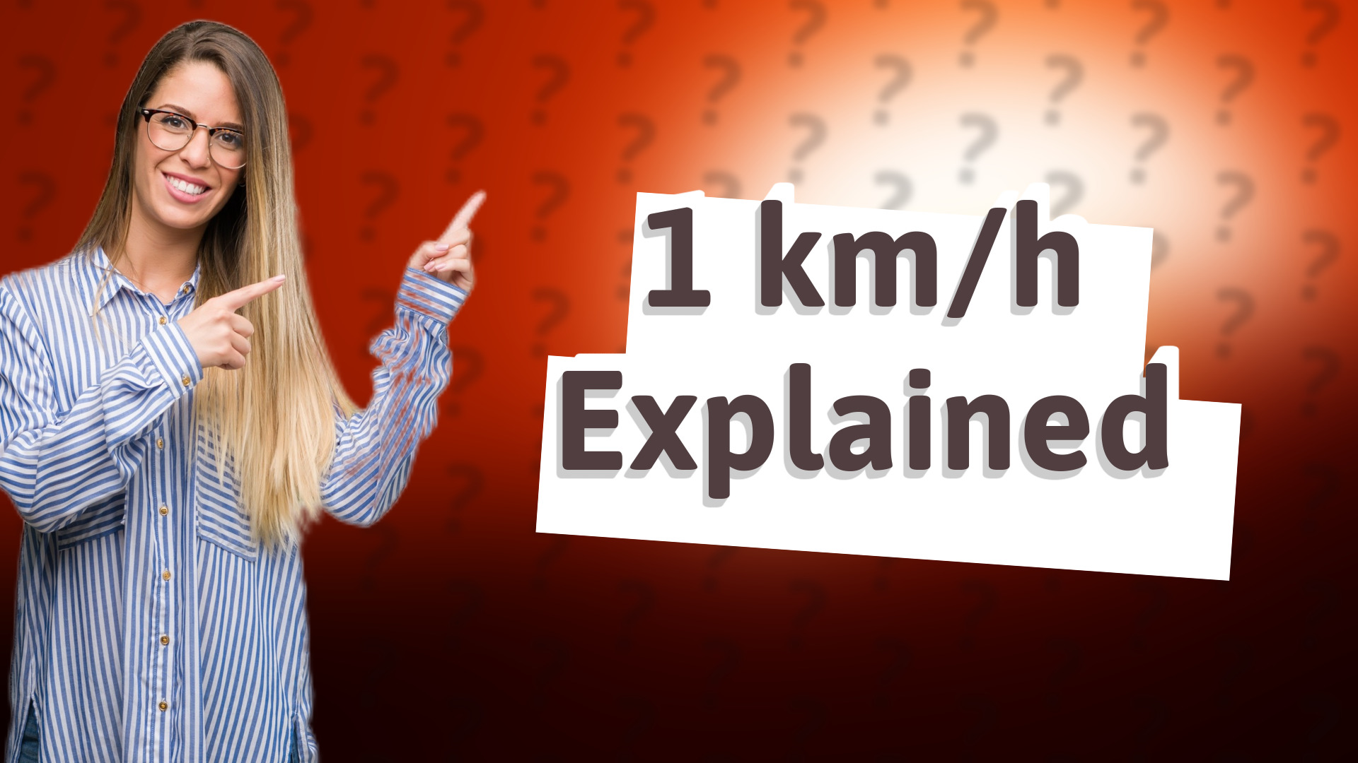 1 km/h Explained