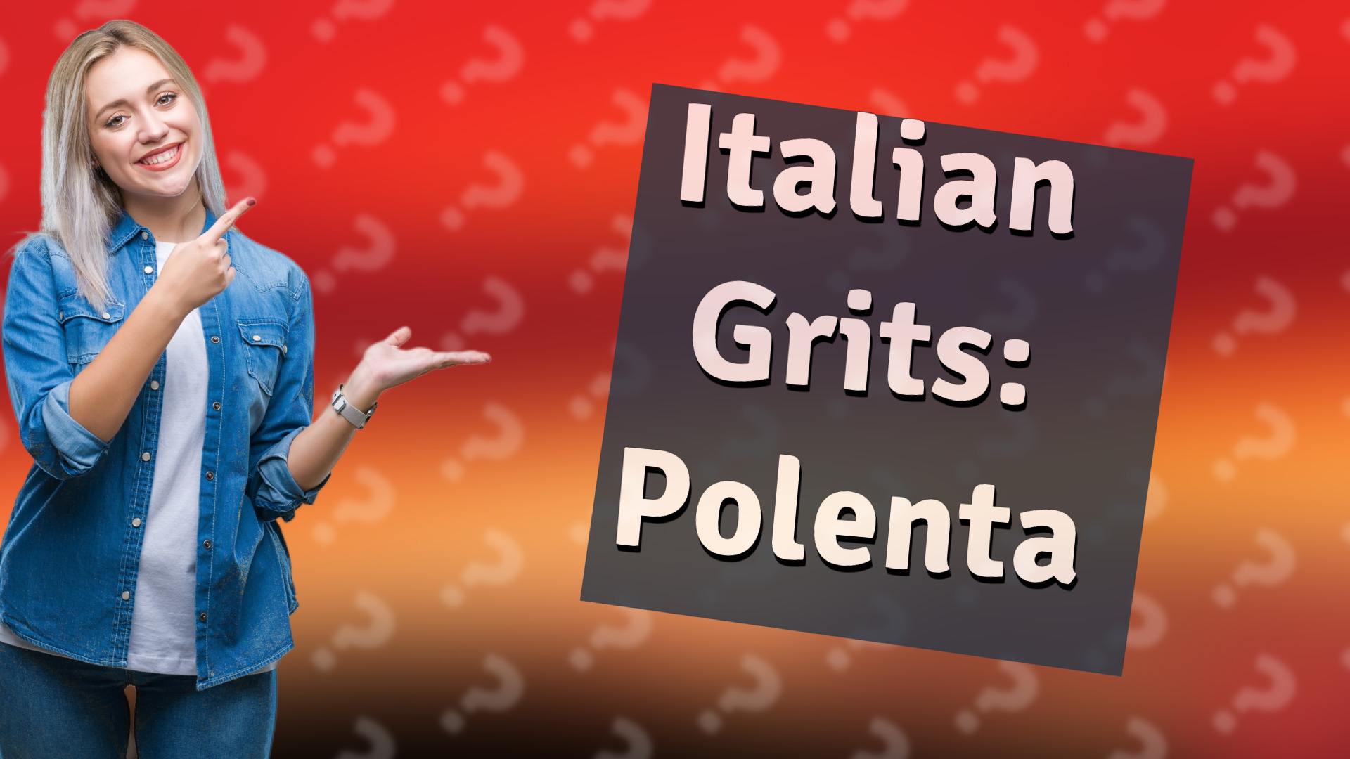Italian Grits: Polenta