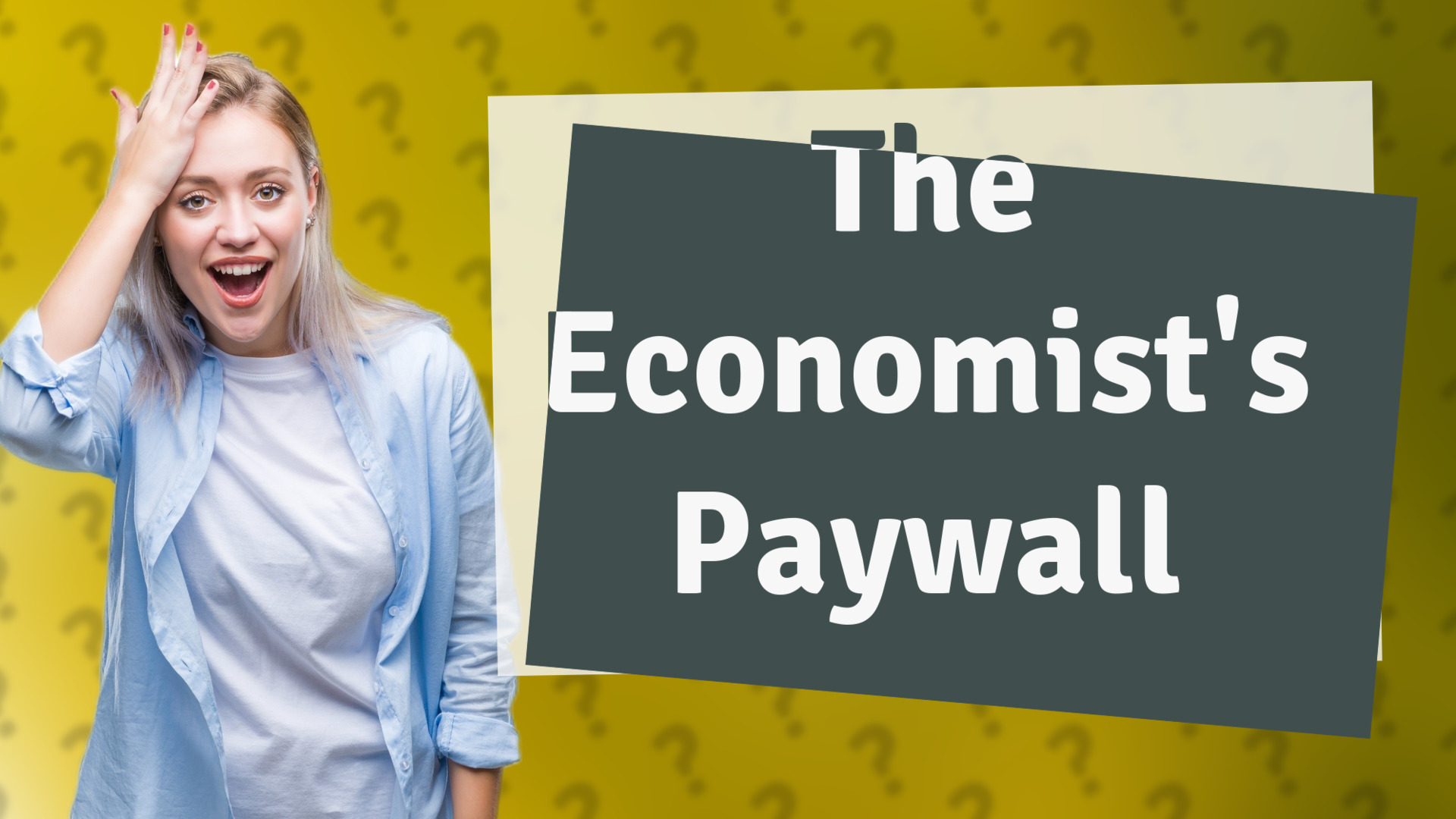 The Economist's Paywall