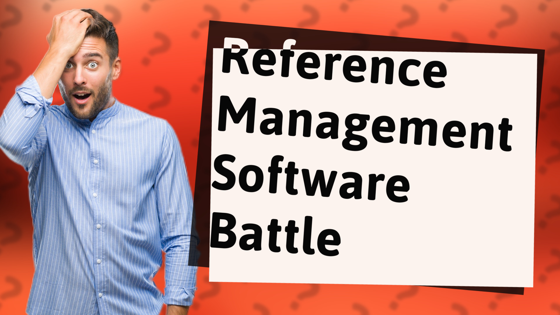 Reference Management Software Battle
