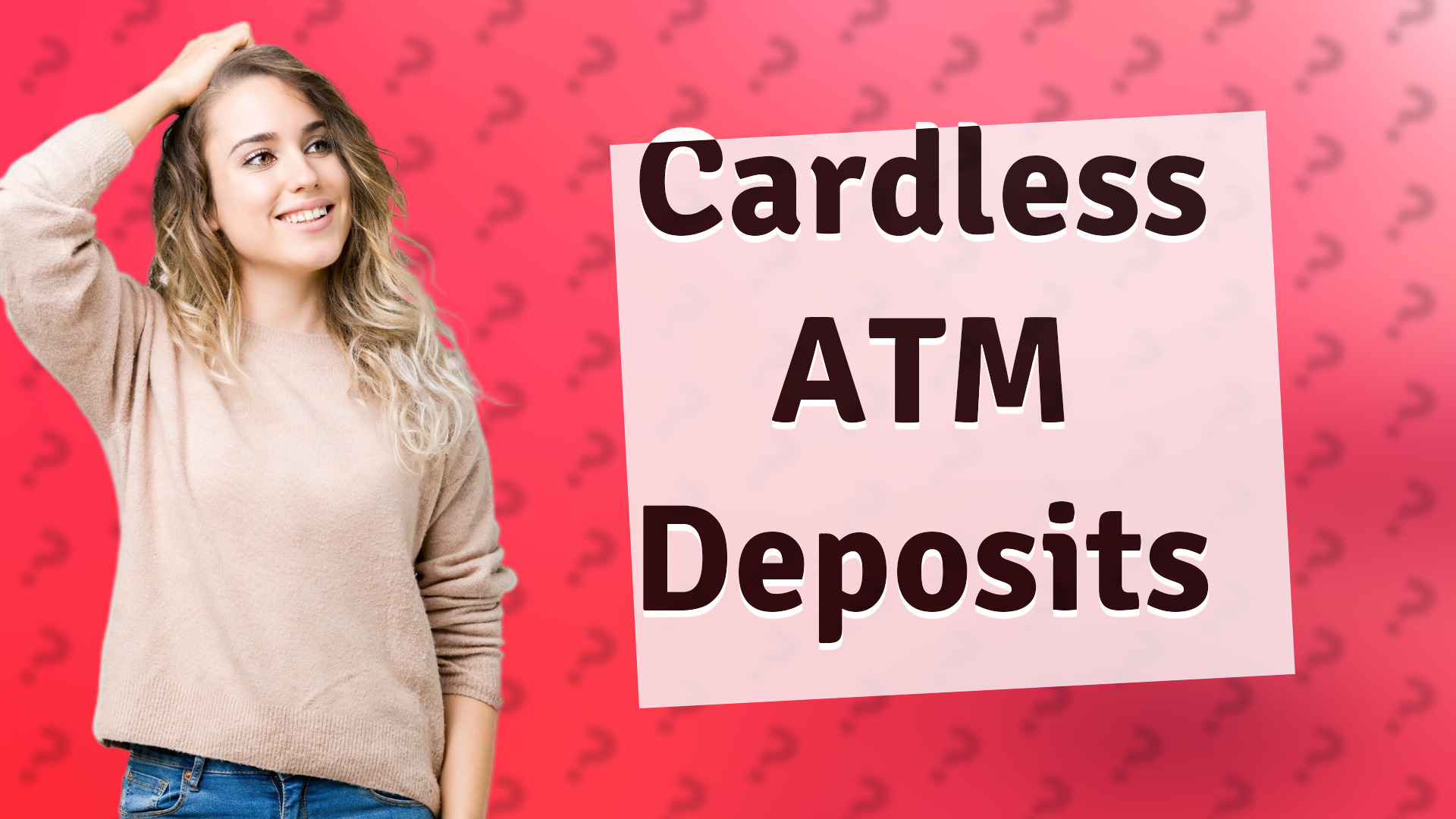Cardless ATM Deposits