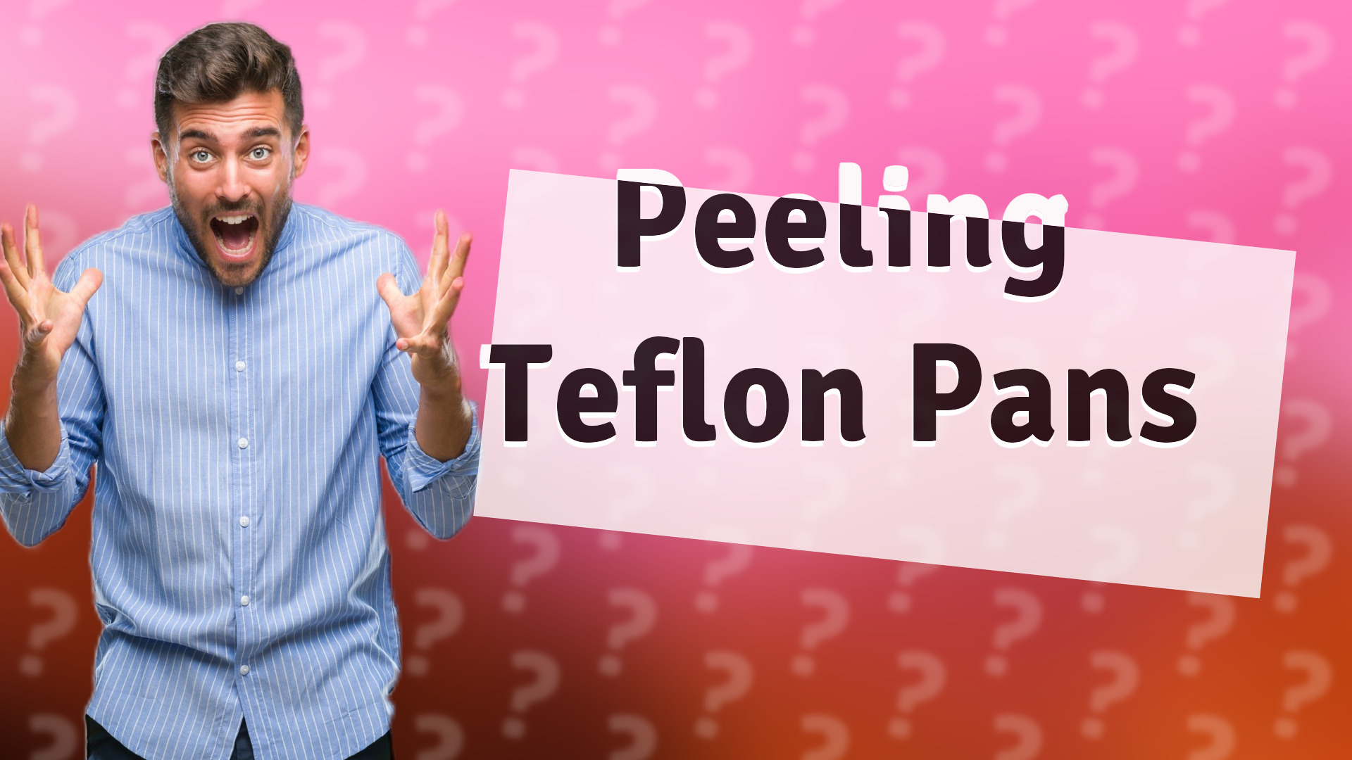 Peeling Teflon Pans