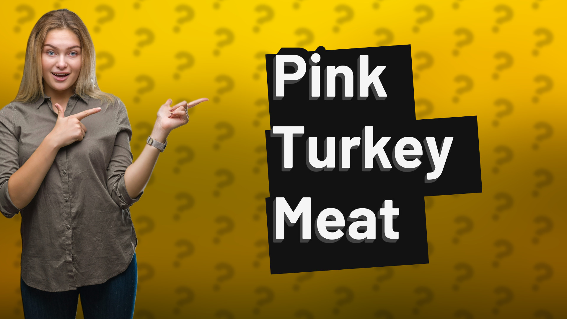 Pink Turkey Meat