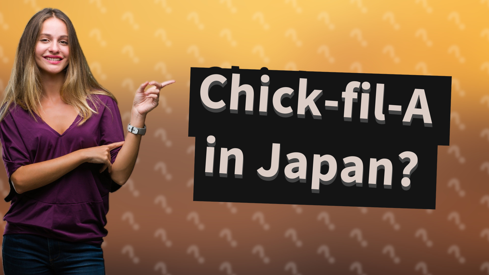 Chick-fil-A in Japan?