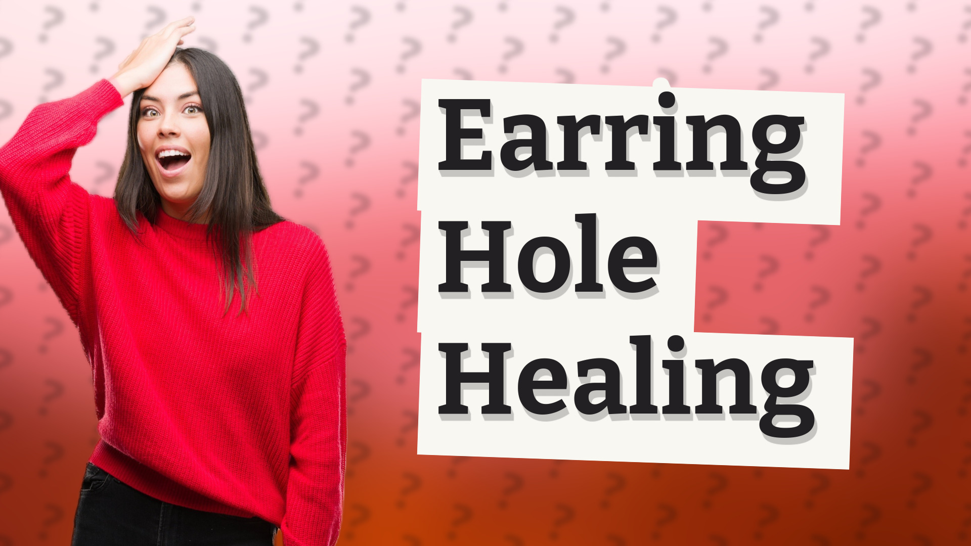 Earring Hole Healing