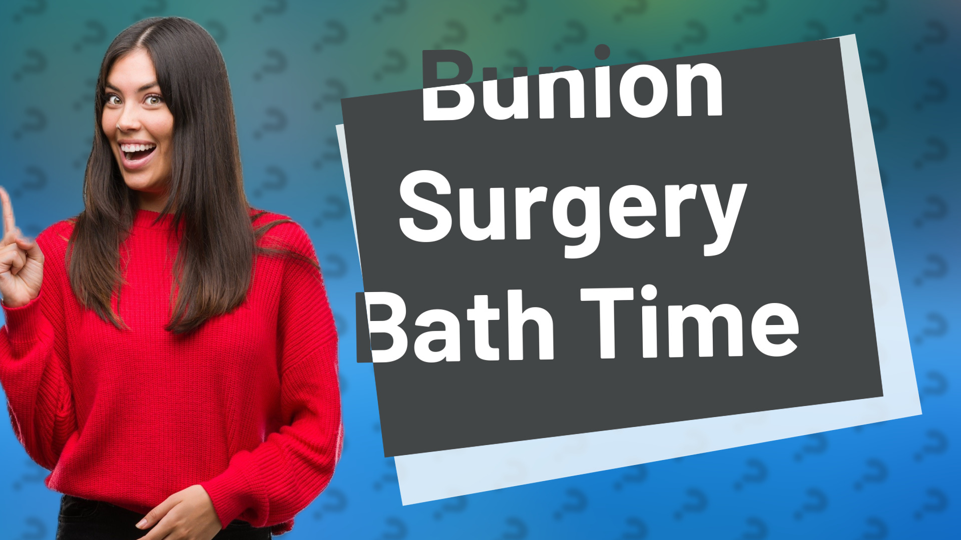 Bunion Surgery Bath Time