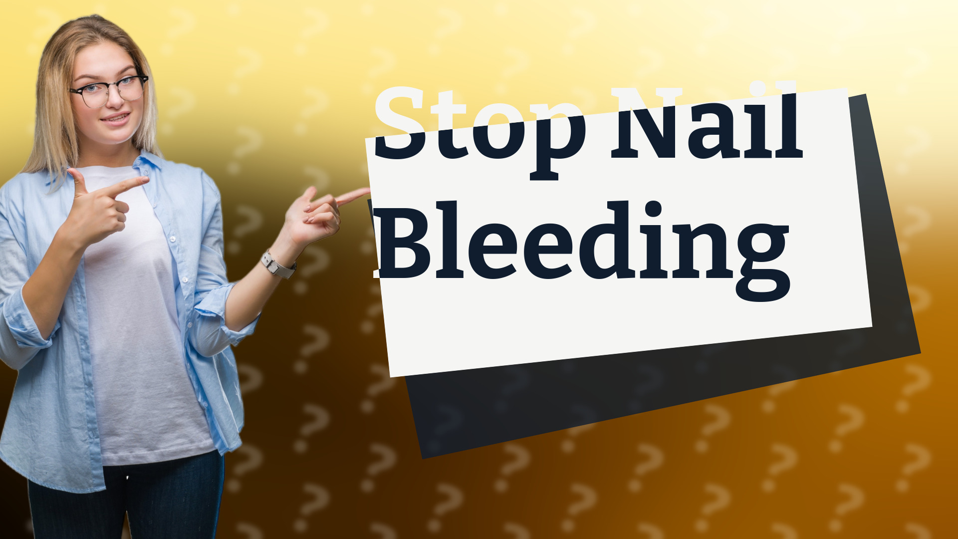 Stop Nail Bleeding