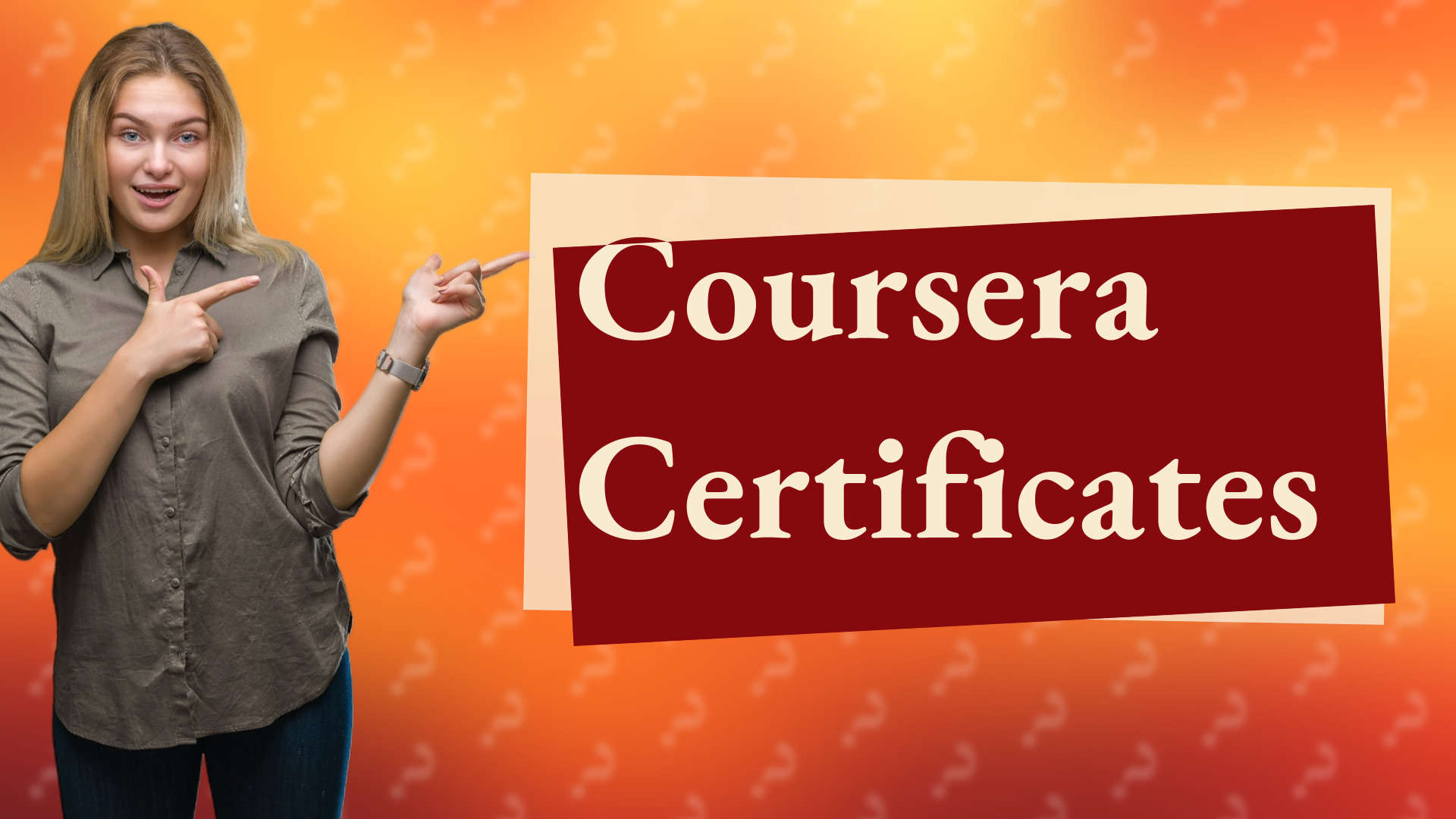 Coursera Certificates