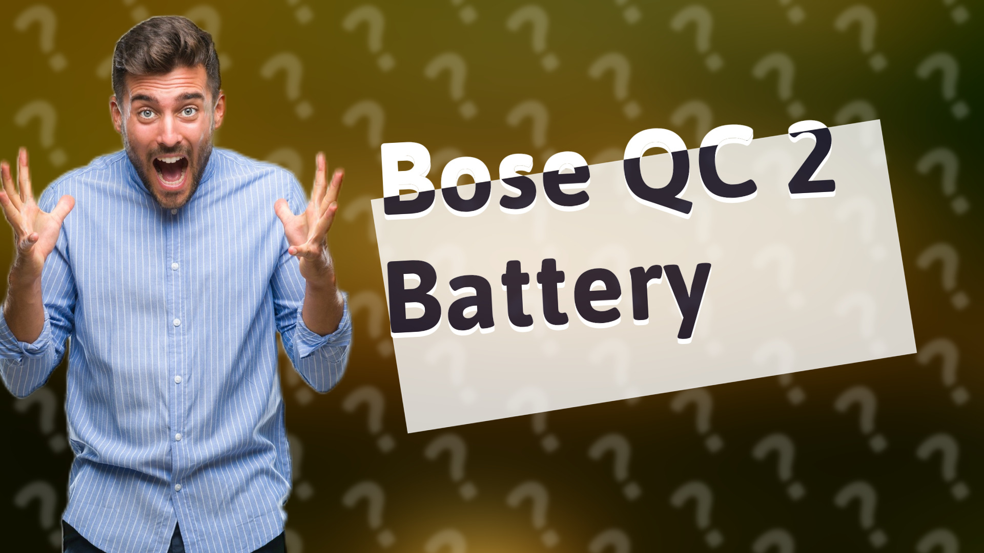 Bose QC 2 Battery