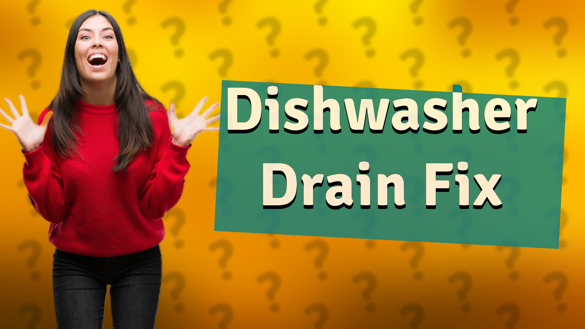 Dishwasher Drain Fix
