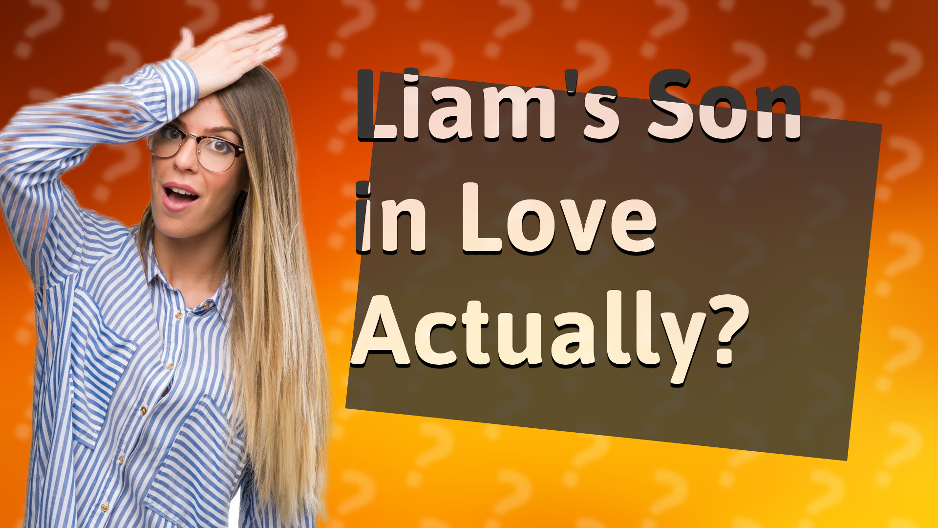 Liam's Son in Love Actually?