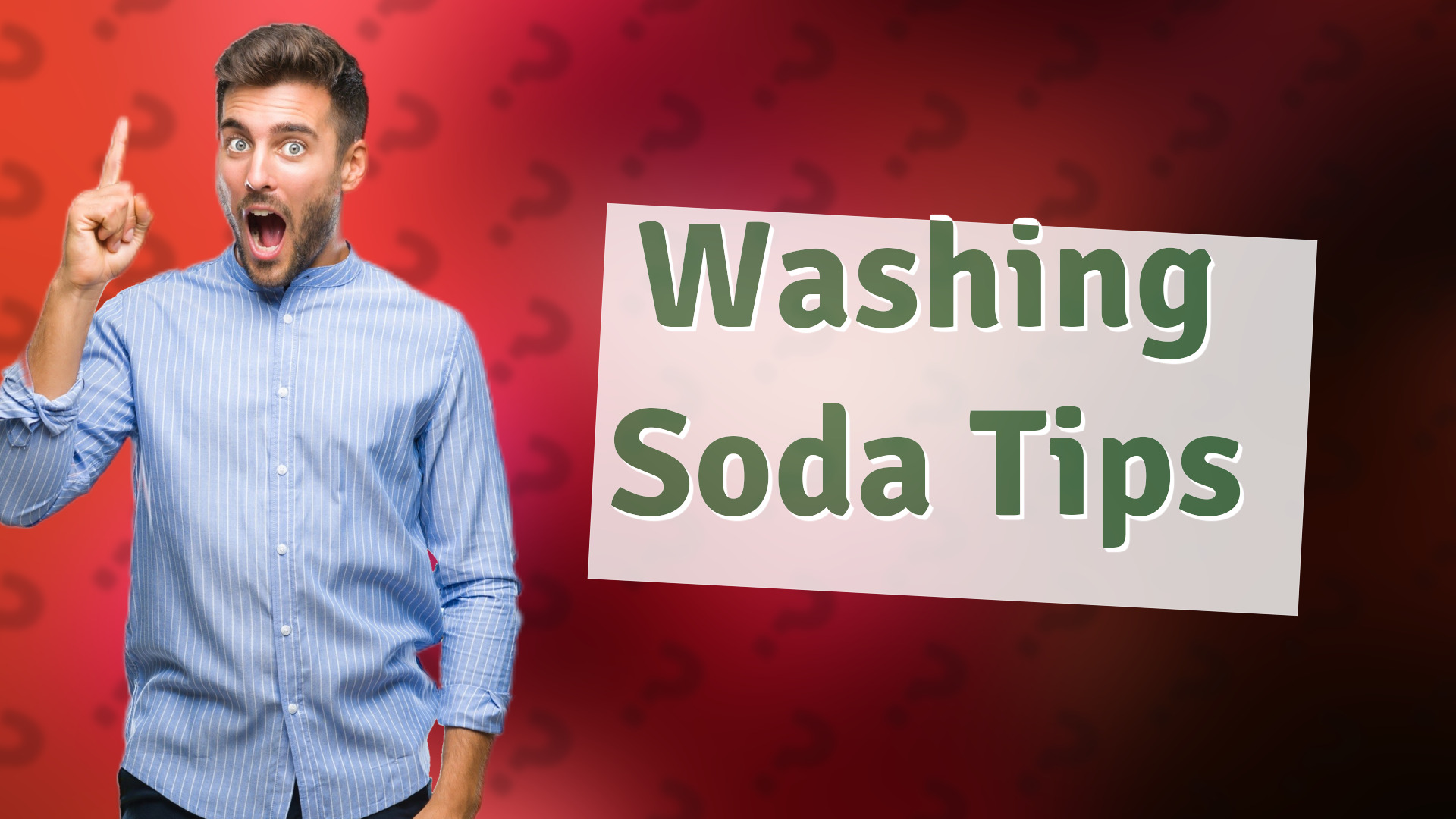 Washing Soda Tips