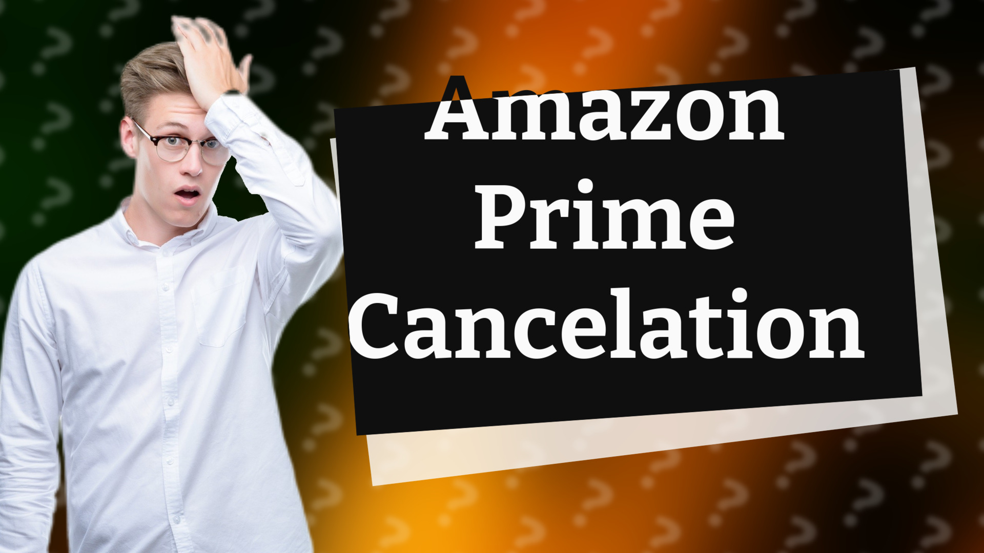 Amazon Prime Cancelation