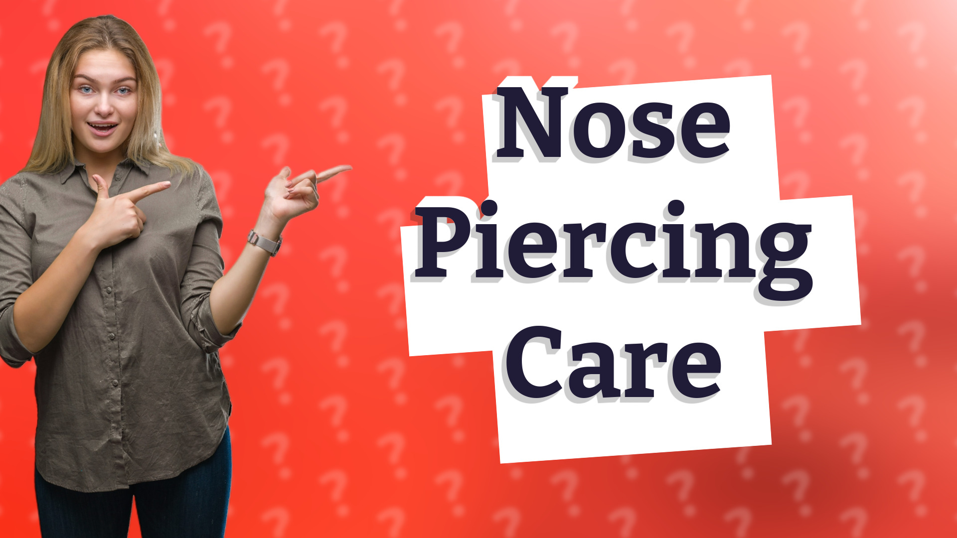 Nose Piercing Care
