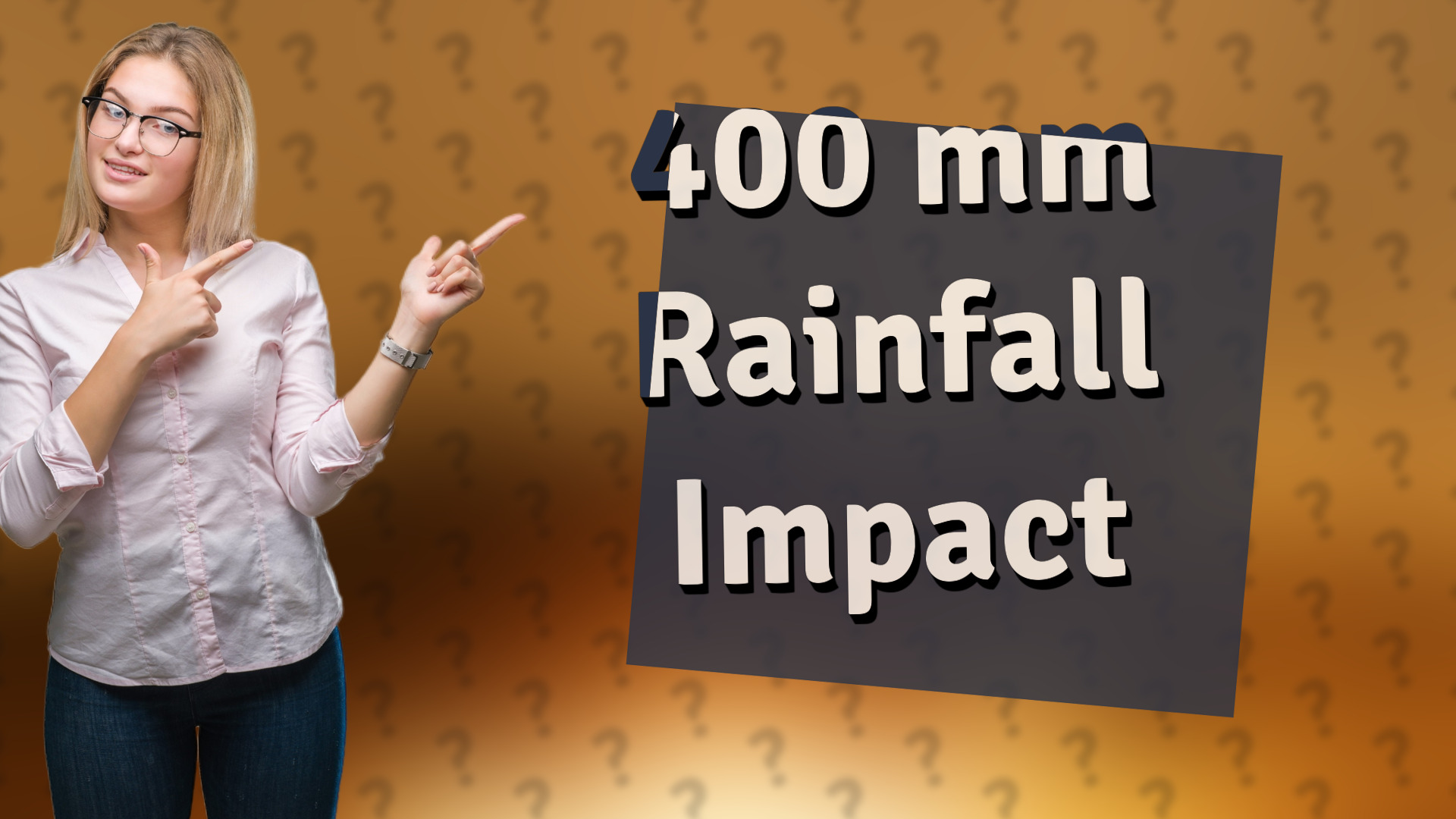 400 mm Rainfall Impact