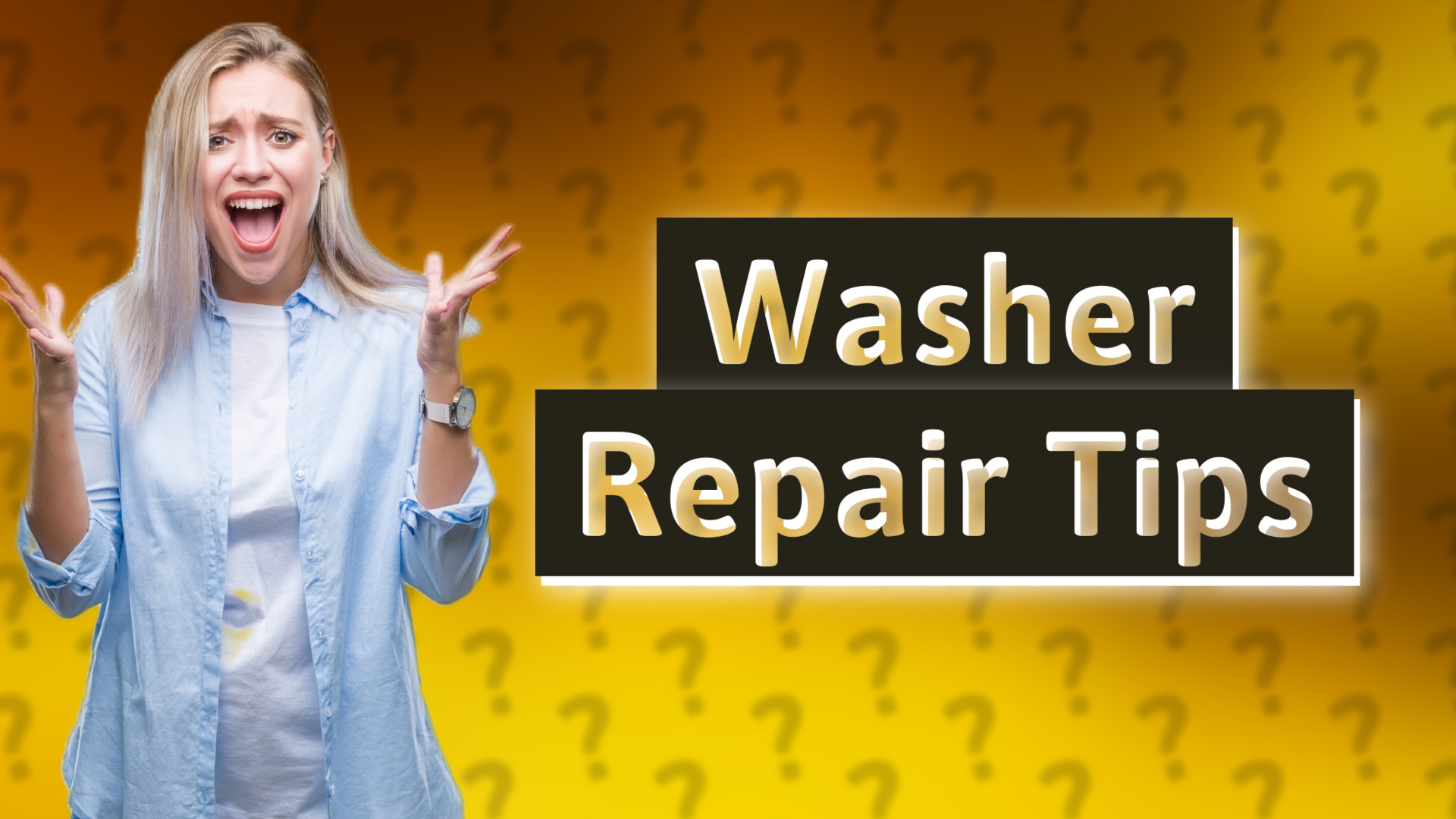 Washer Repair Tips