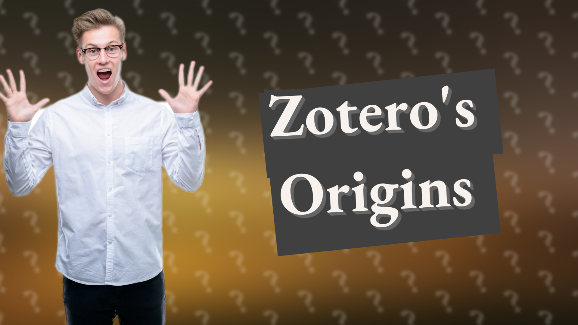 Zotero's Origins
