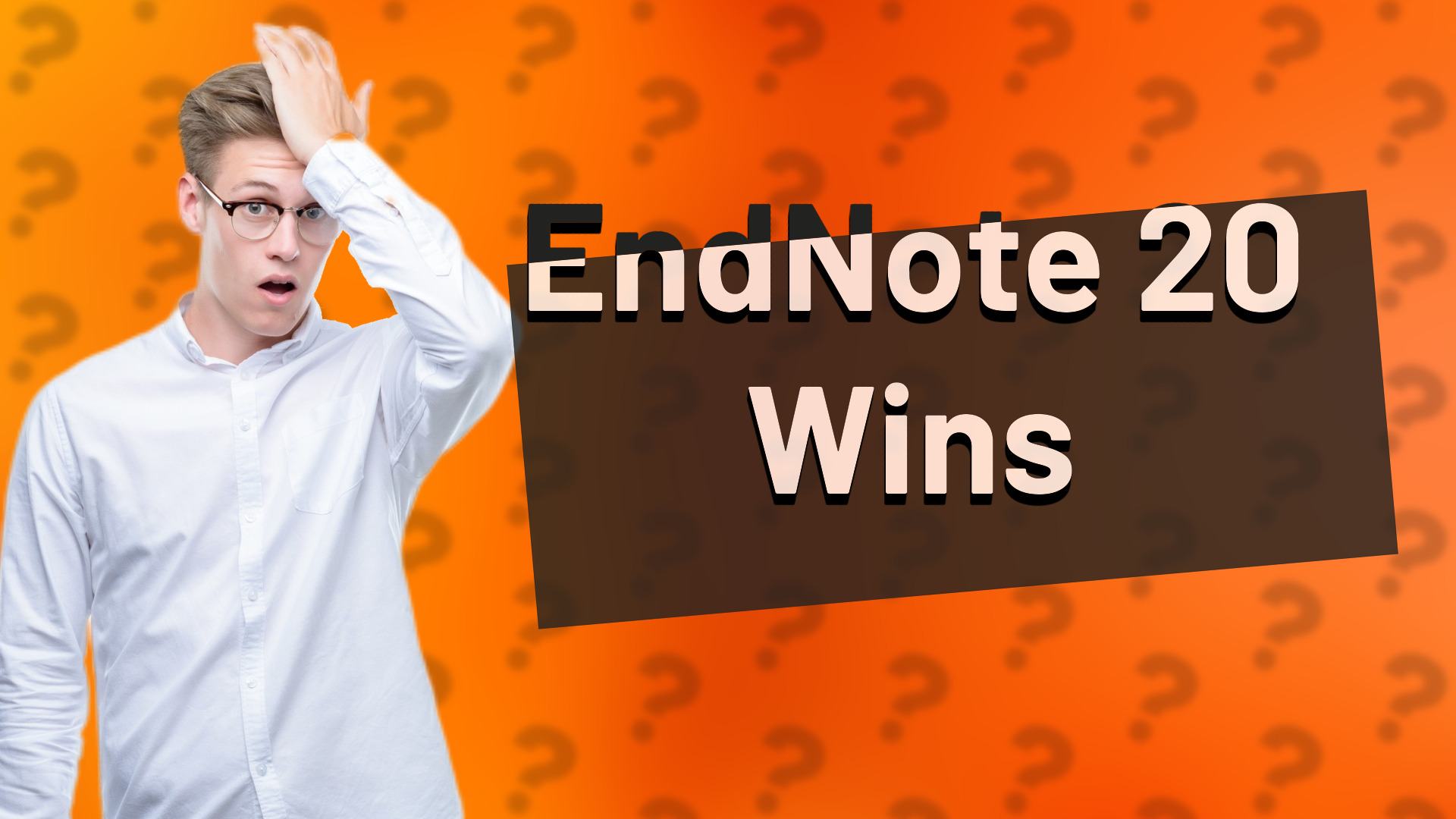 EndNote 20 Wins