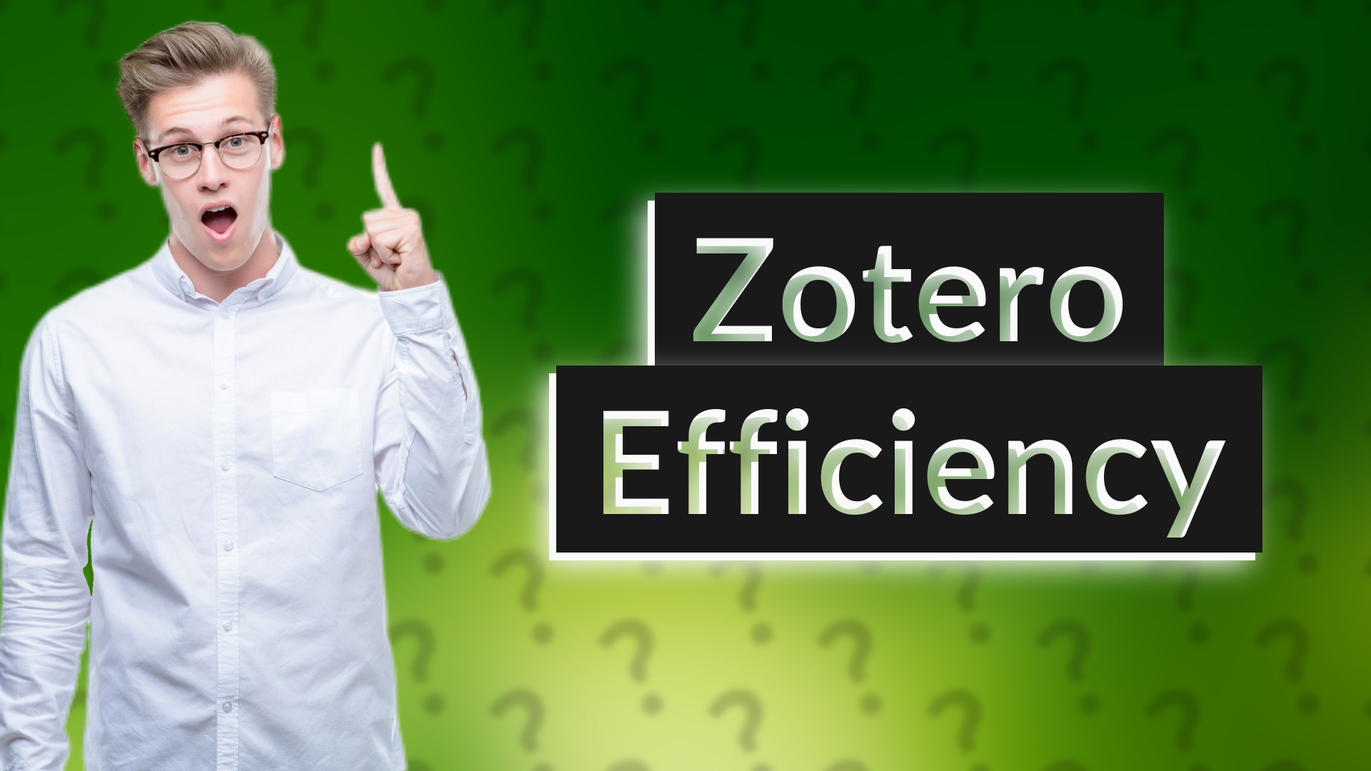 Zotero Efficiency