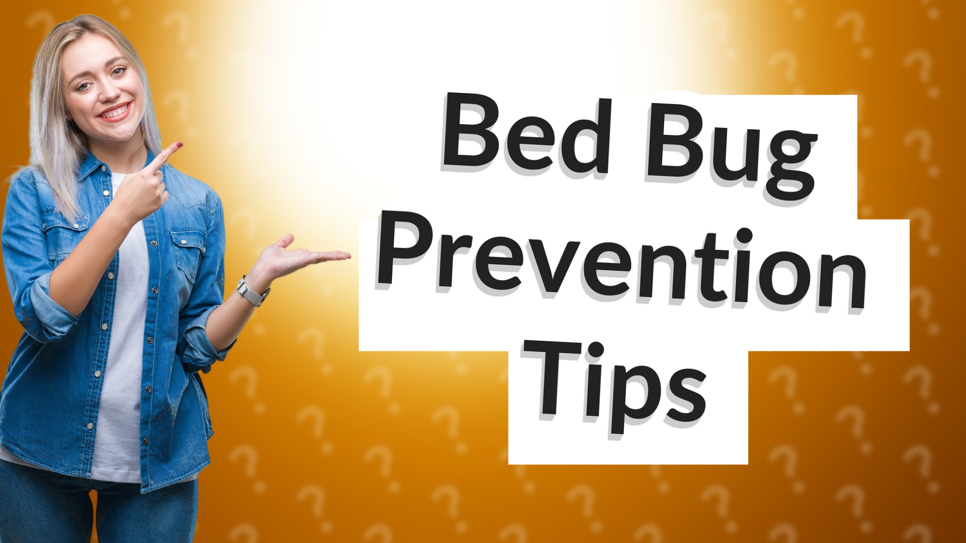 Bed Bug Prevention Tips