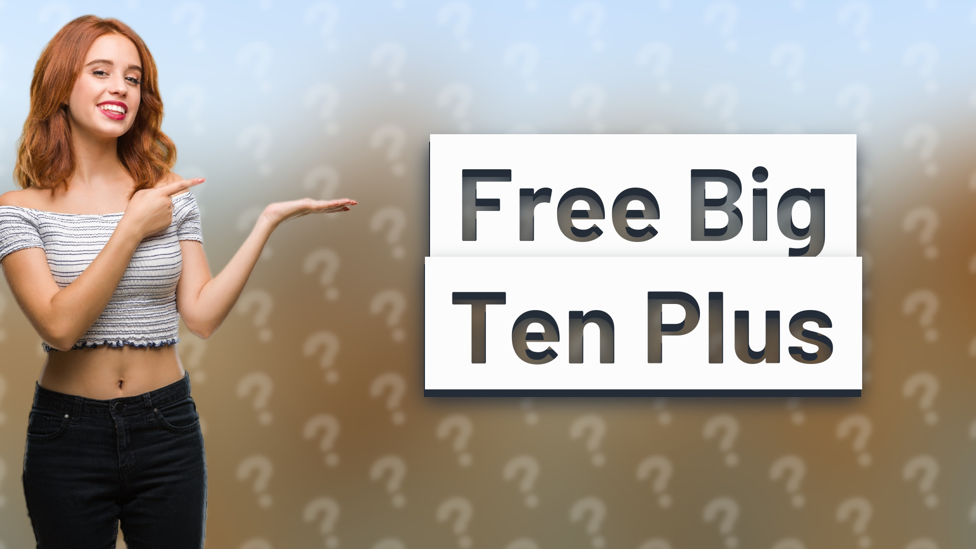 Free Big Ten Plus