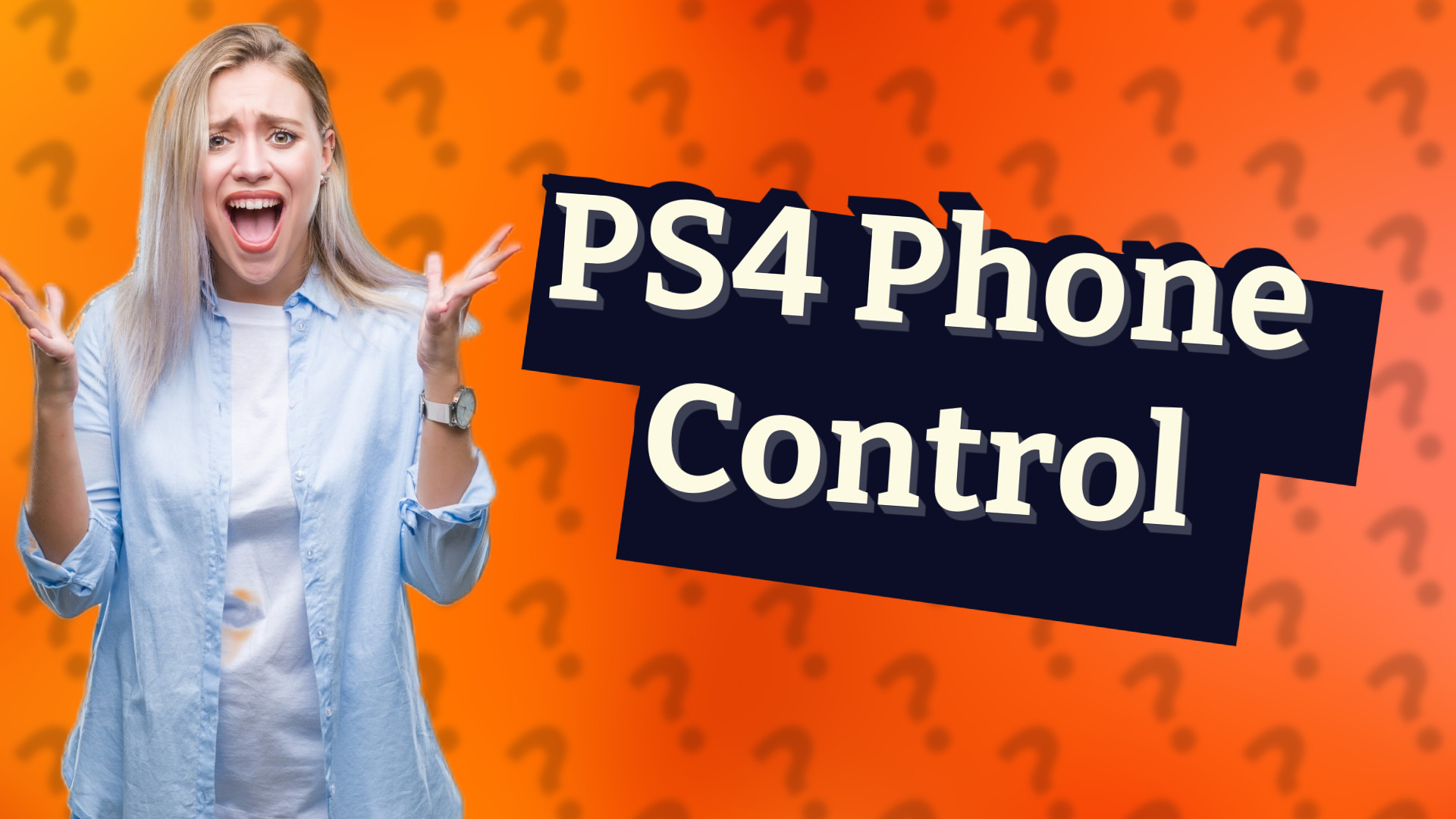 PS4 Phone Control