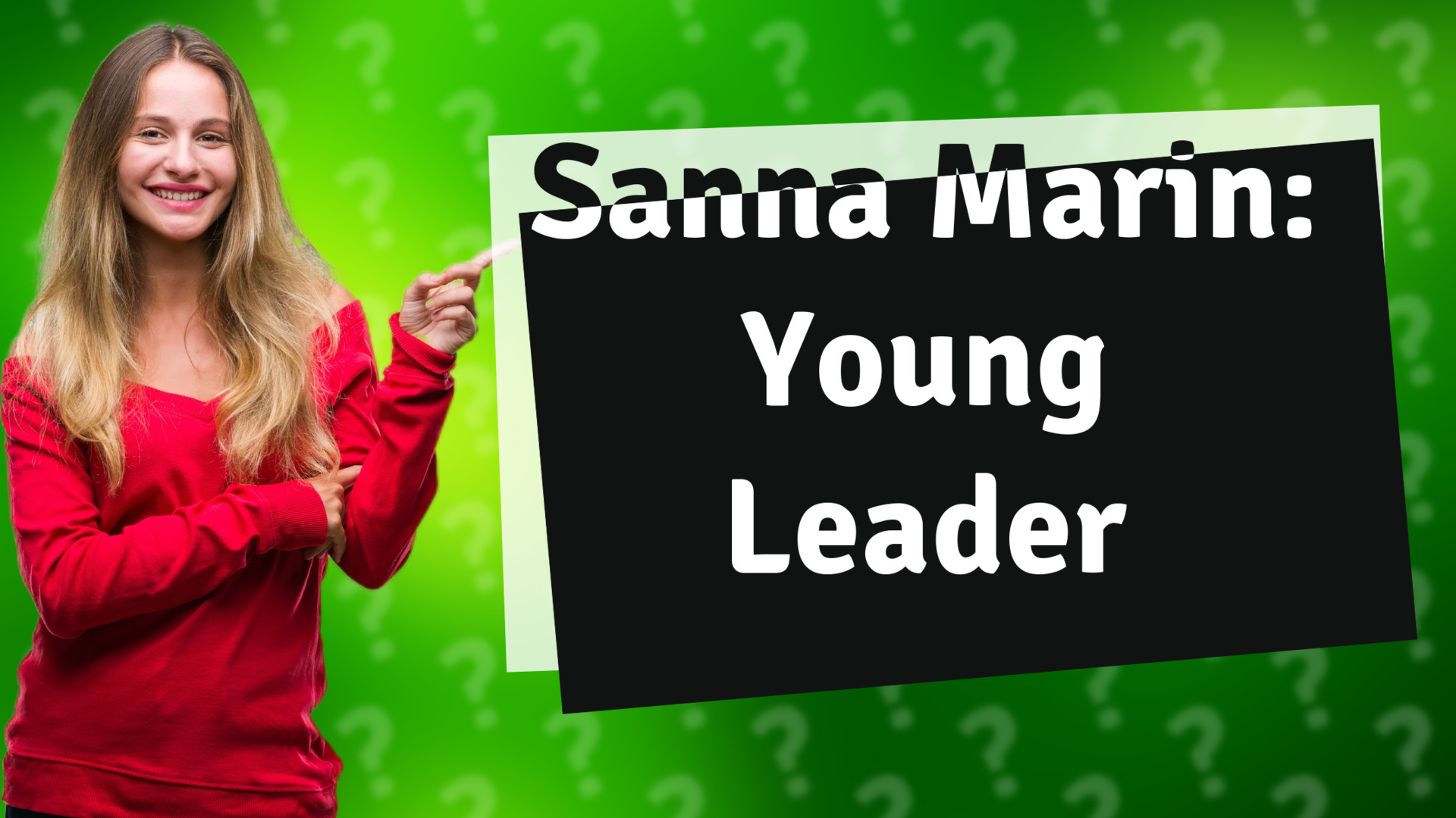 Sanna Marin: Young Leader