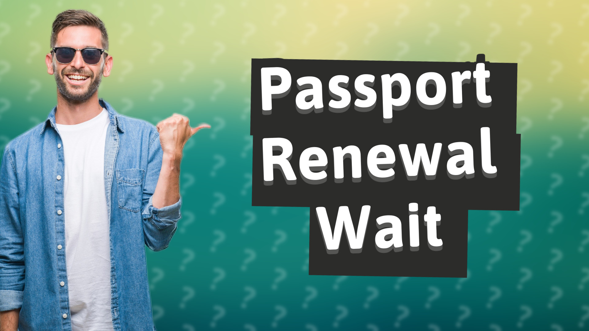 Passport Renewal Wait