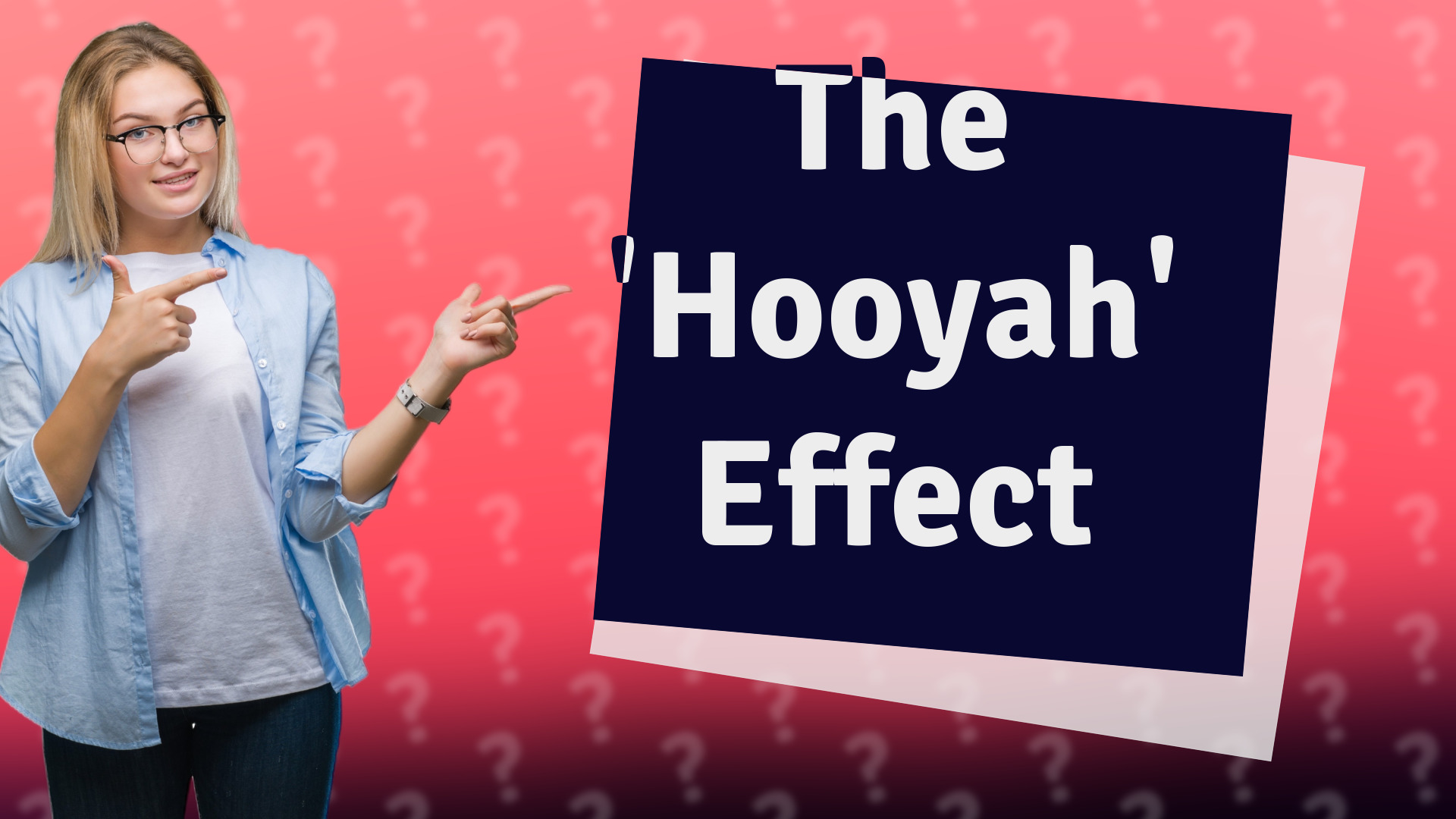The 'Hooyah' Effect