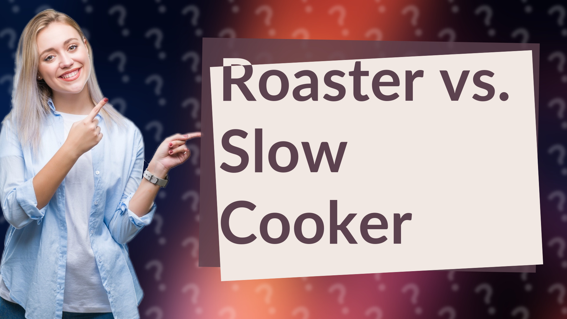 Roaster vs. Slow Cooker