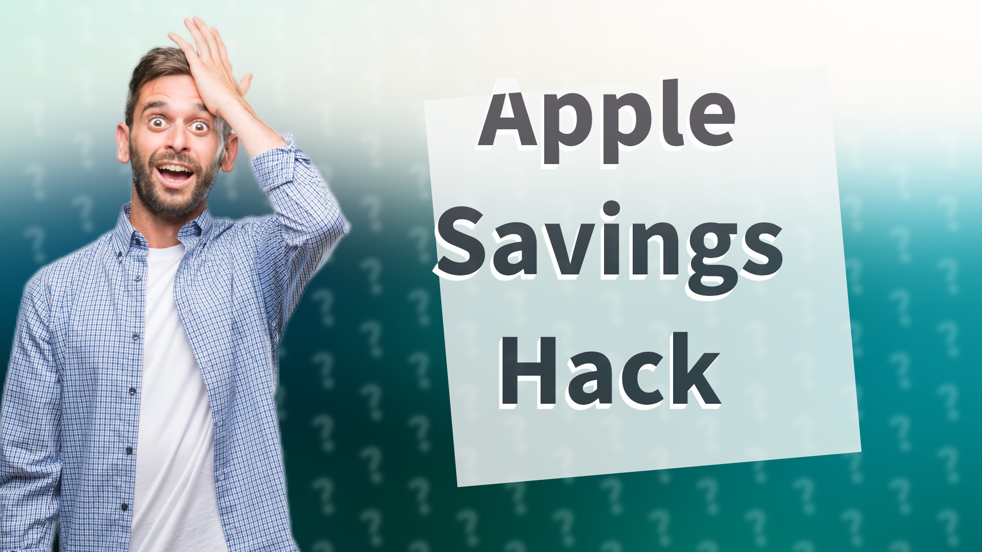 Apple Savings Hack