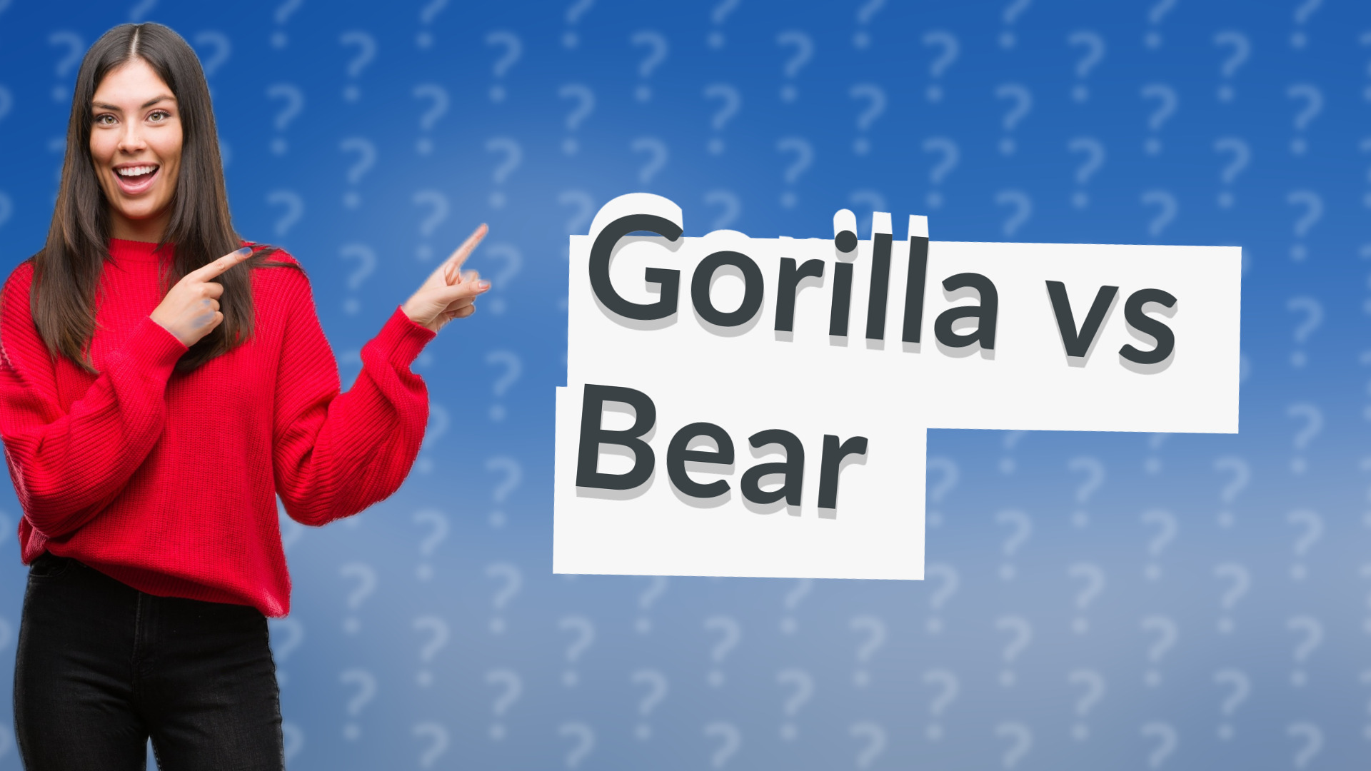 Gorilla vs Bear