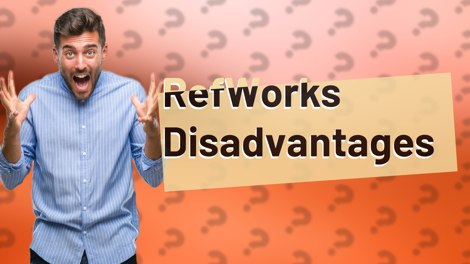 RefWorks Disadvantages