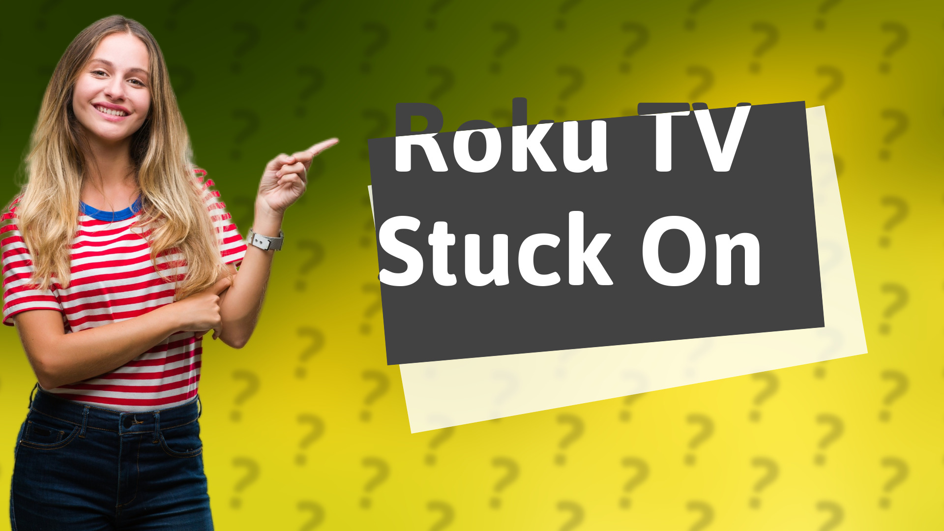 Roku TV Stuck On