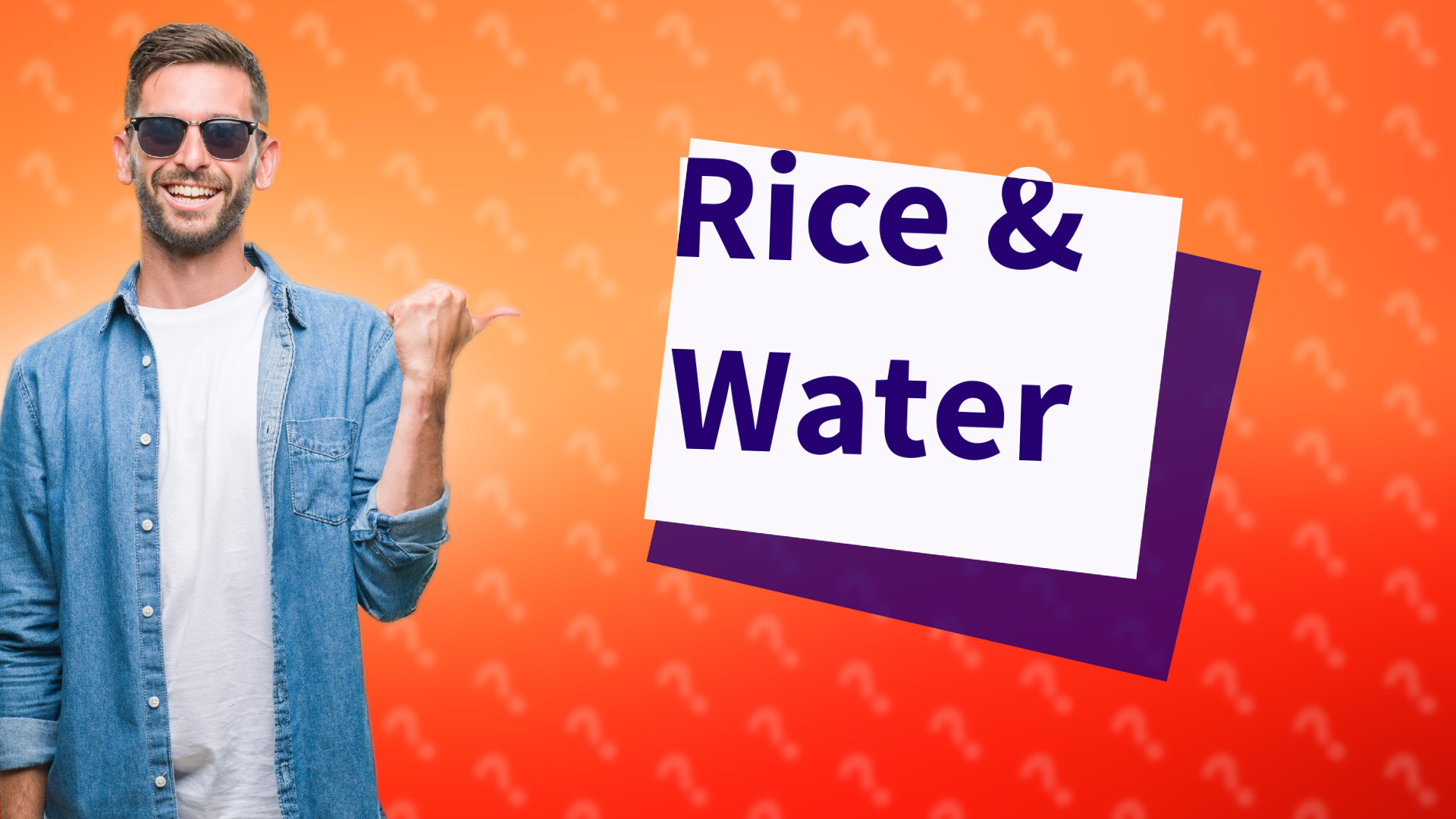 Rice & Water