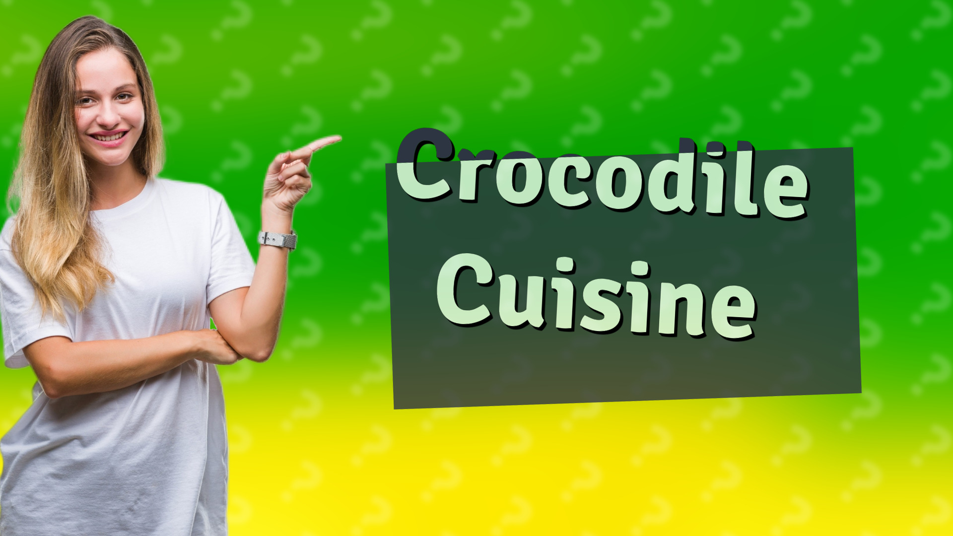 Crocodile Cuisine