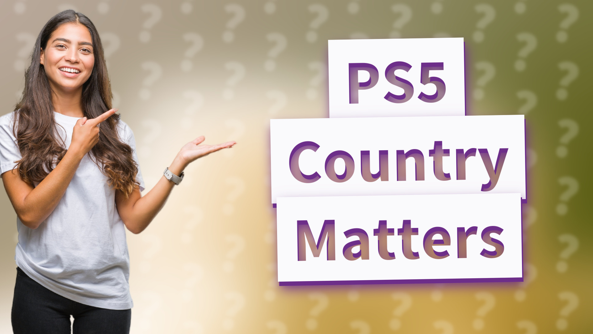 PS5 Country Matters