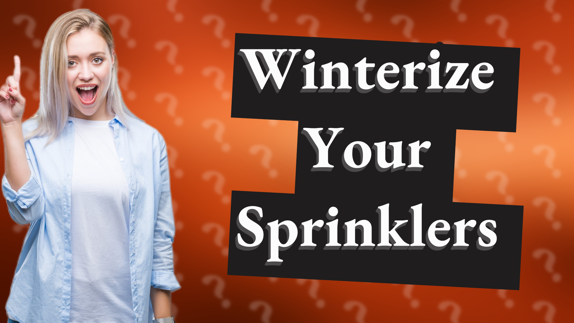 Winterize Your Sprinklers