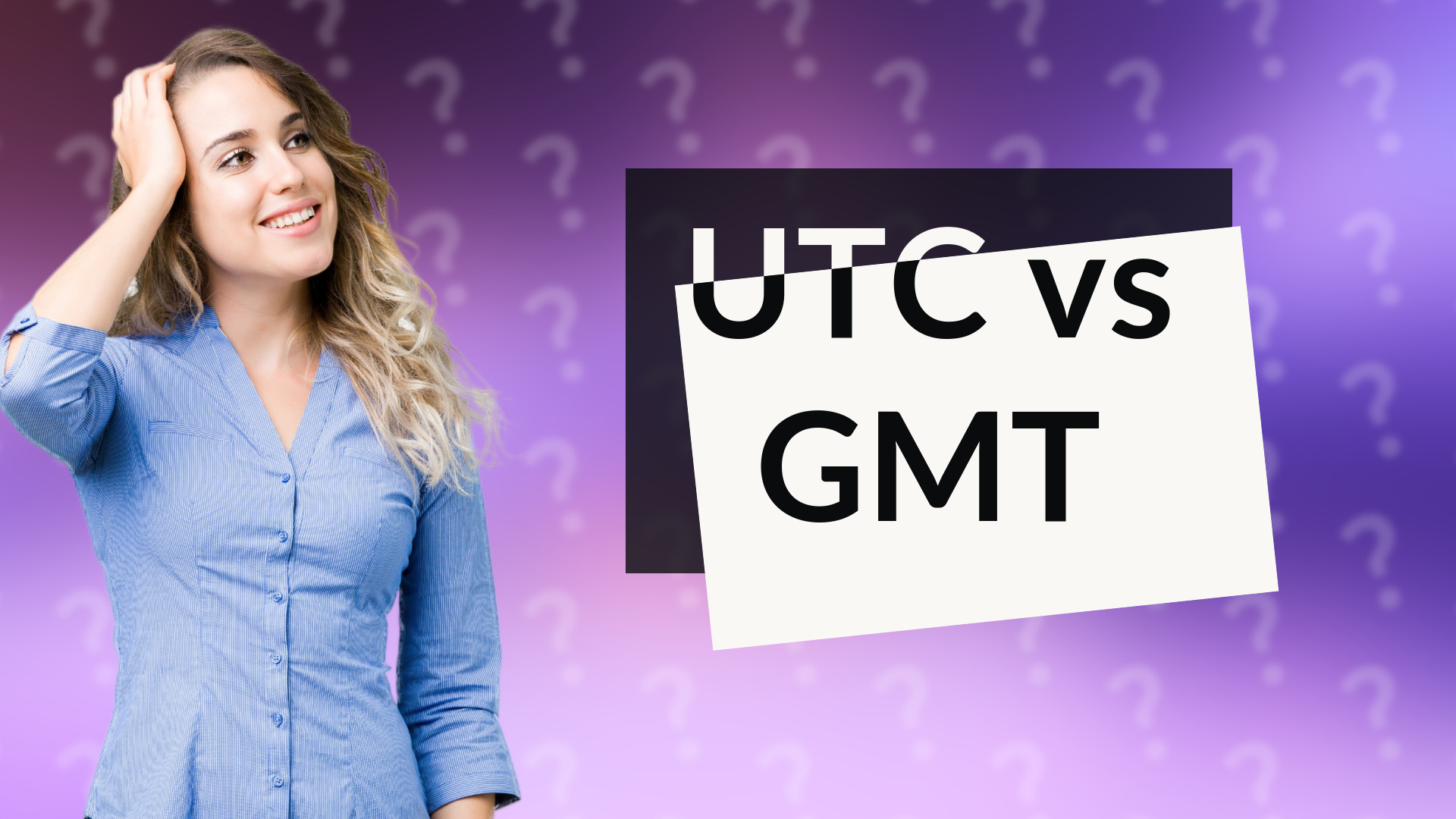 UTC vs GMT