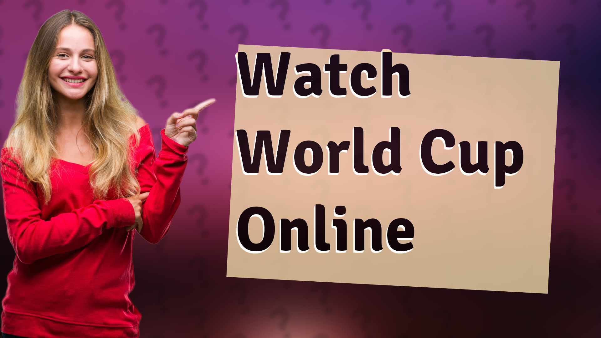 Watch World Cup Online