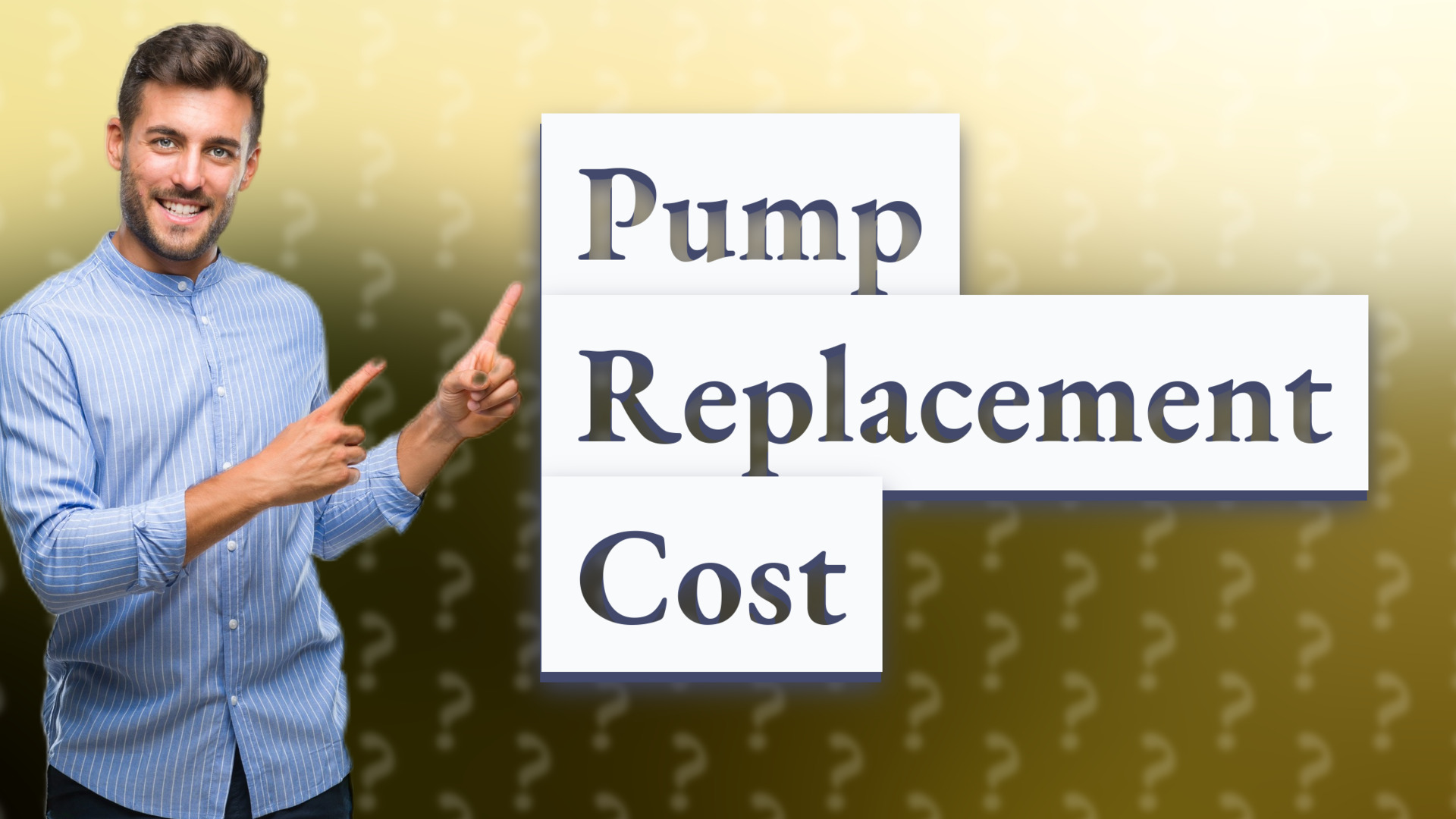 Pump Replacement Cost