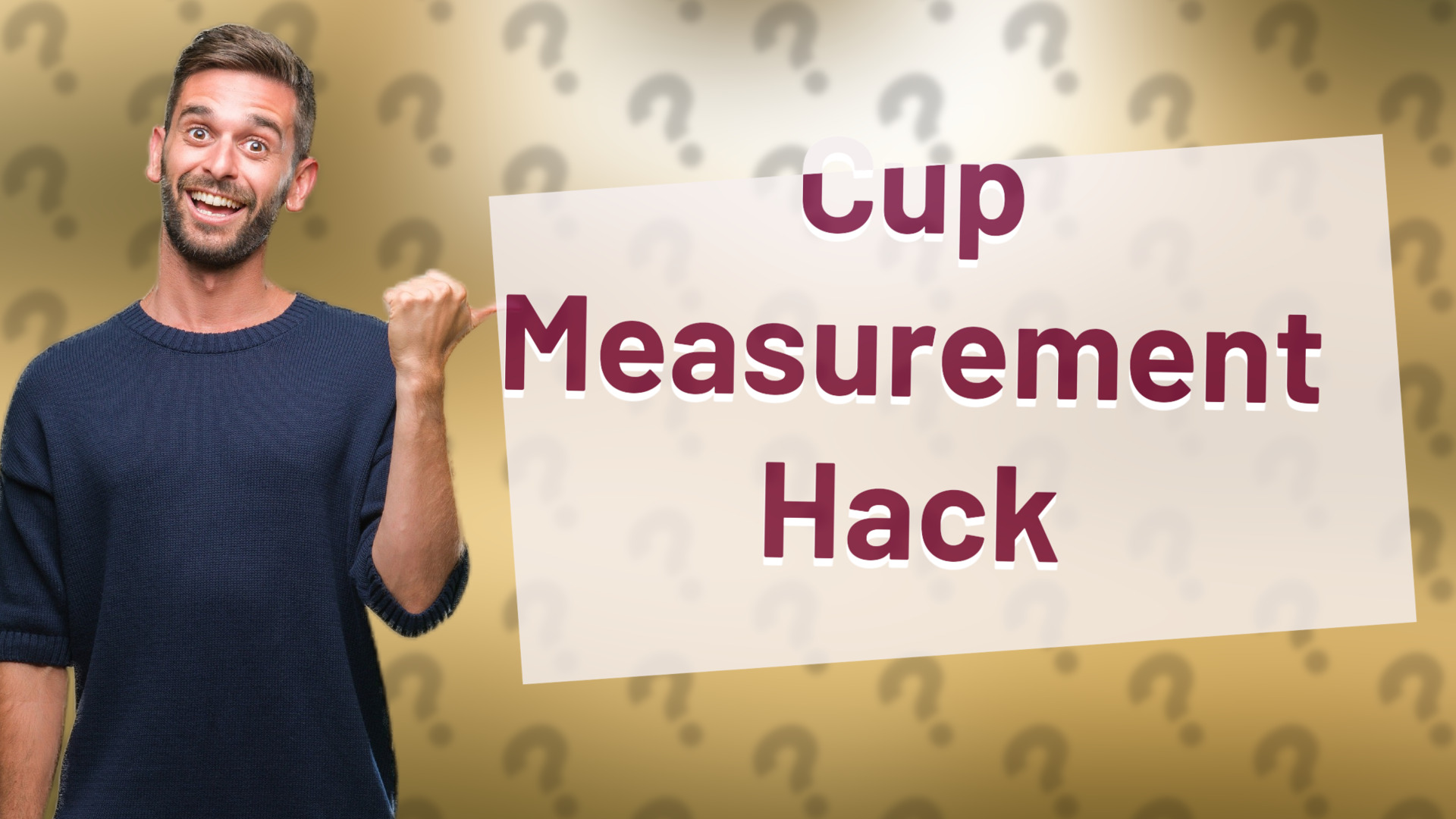 Cup Measurement Hack