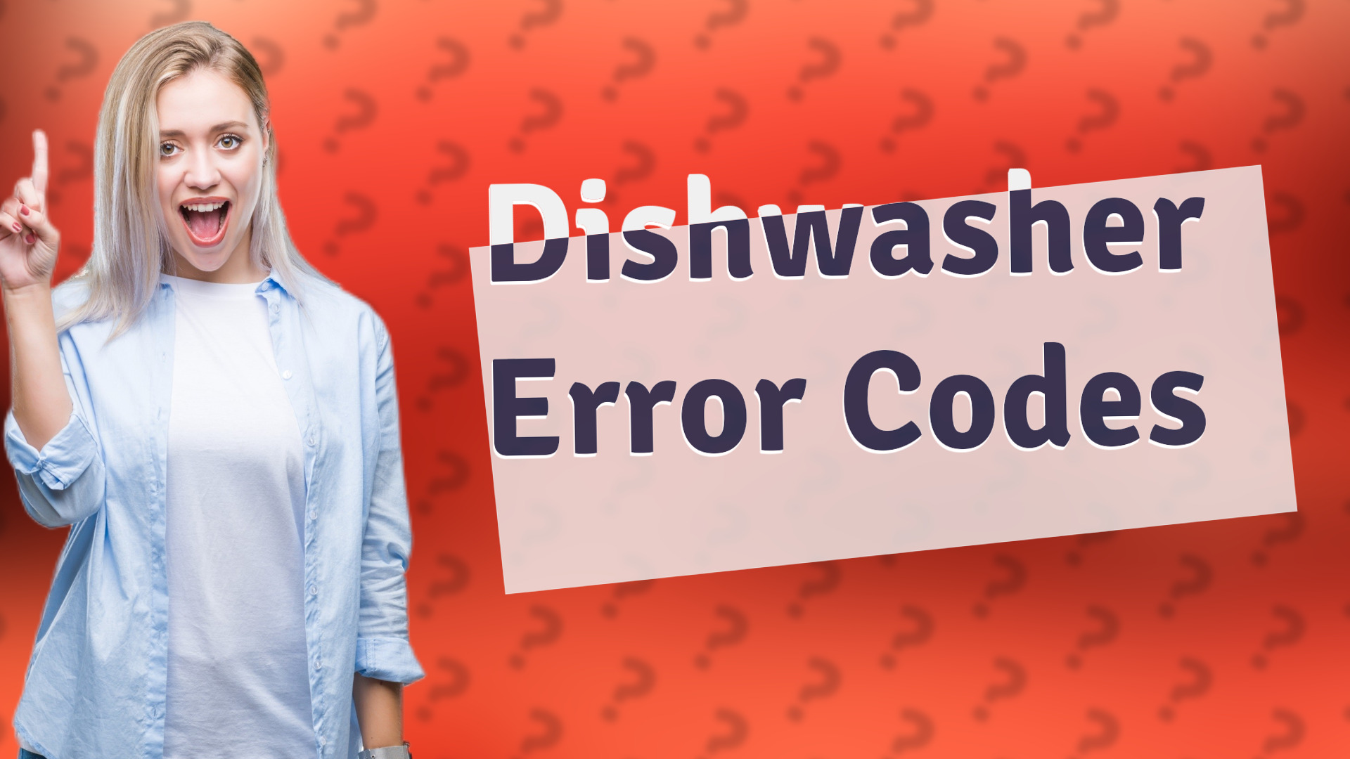 Dishwasher Error Codes