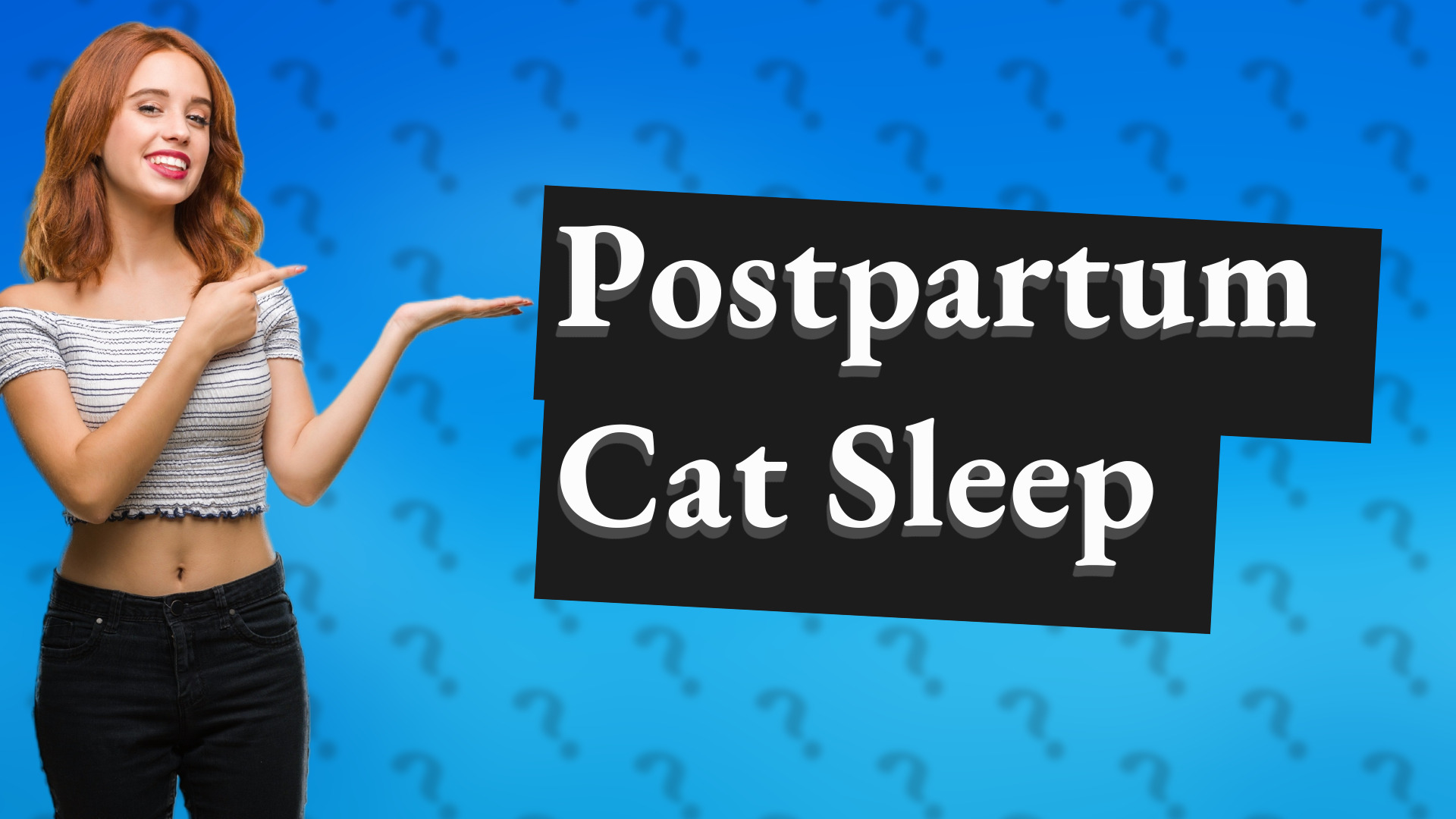 Postpartum Cat Sleep