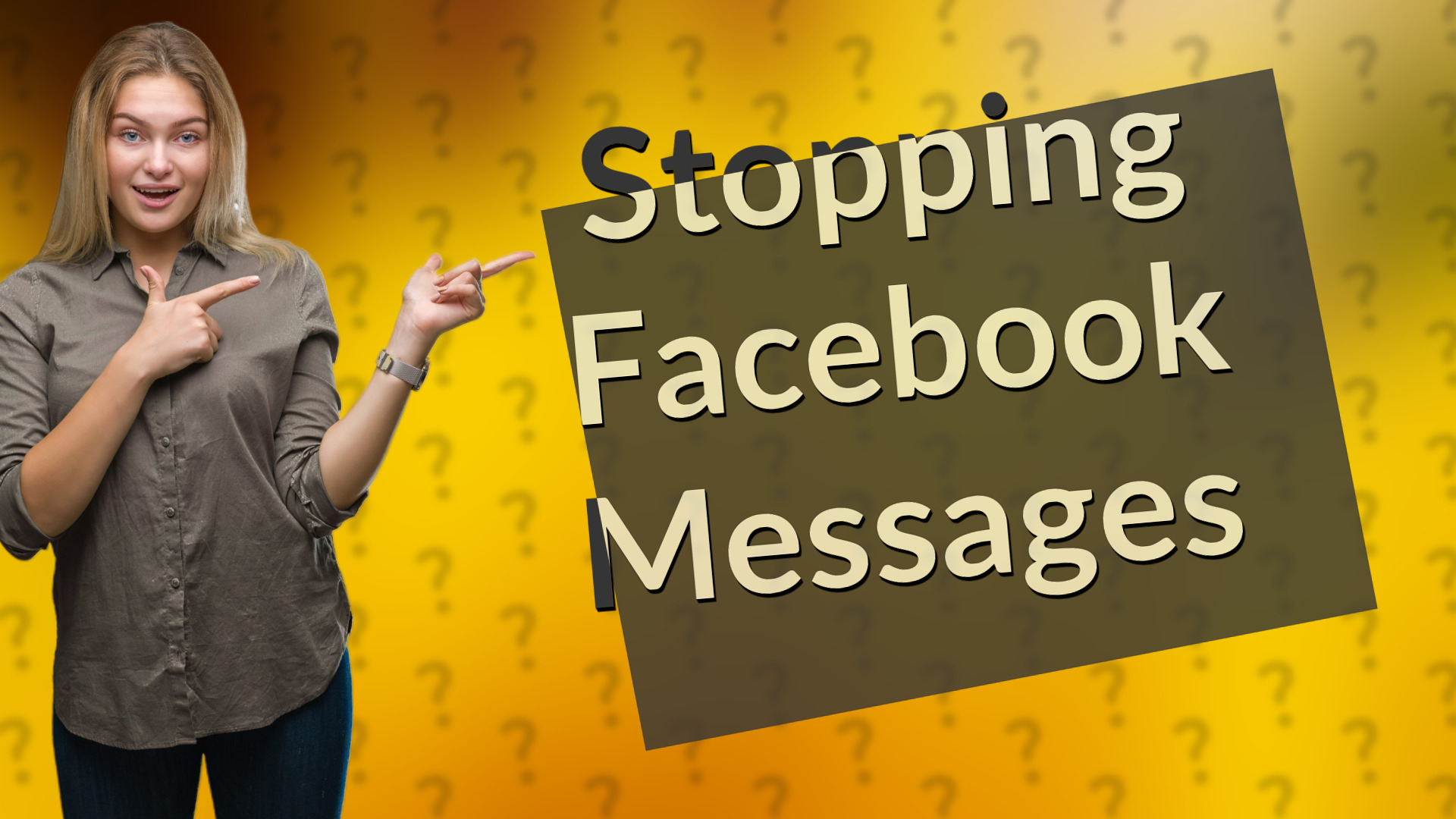 Stopping Facebook Messages