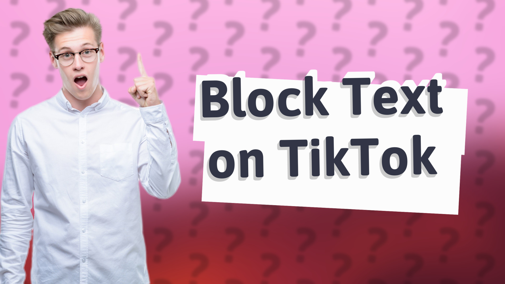 Block Text on TikTok