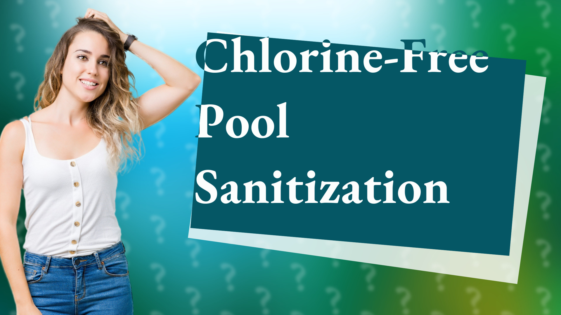 Chlorine-Free Pool Sanitization