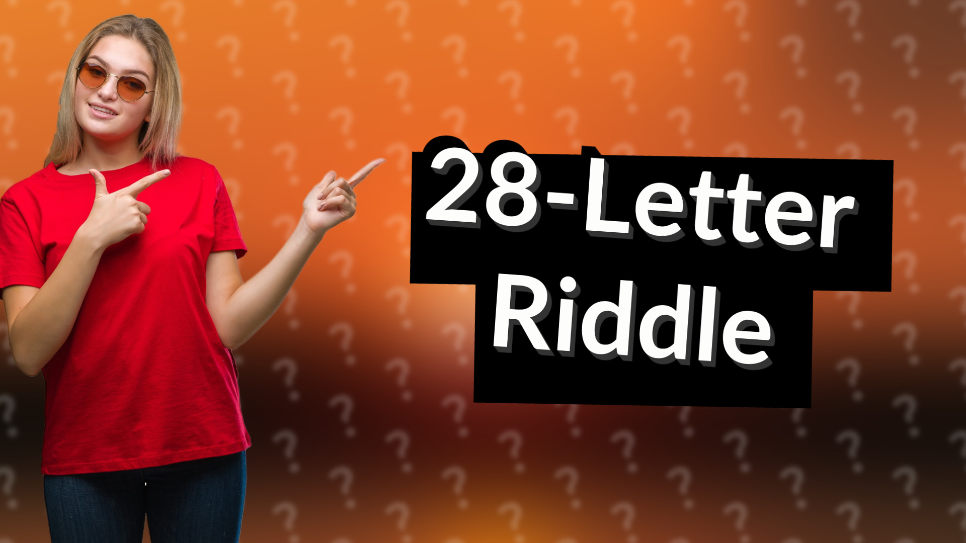 28-Letter Riddle